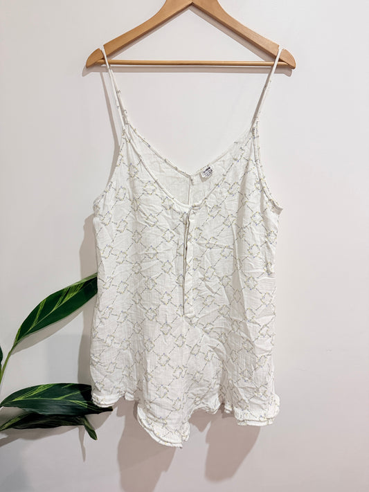 Cotton:on Patterned Camisole Top Size 16