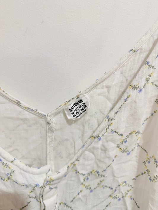 Cotton:on Patterned Camisole Top Size 16