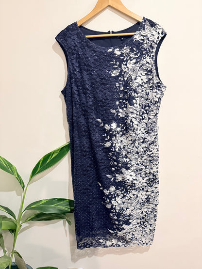 Mesmerise Floral And Spot Print Dress Size XL