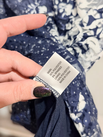 Mesmerise Floral And Spot Print Dress Size XL