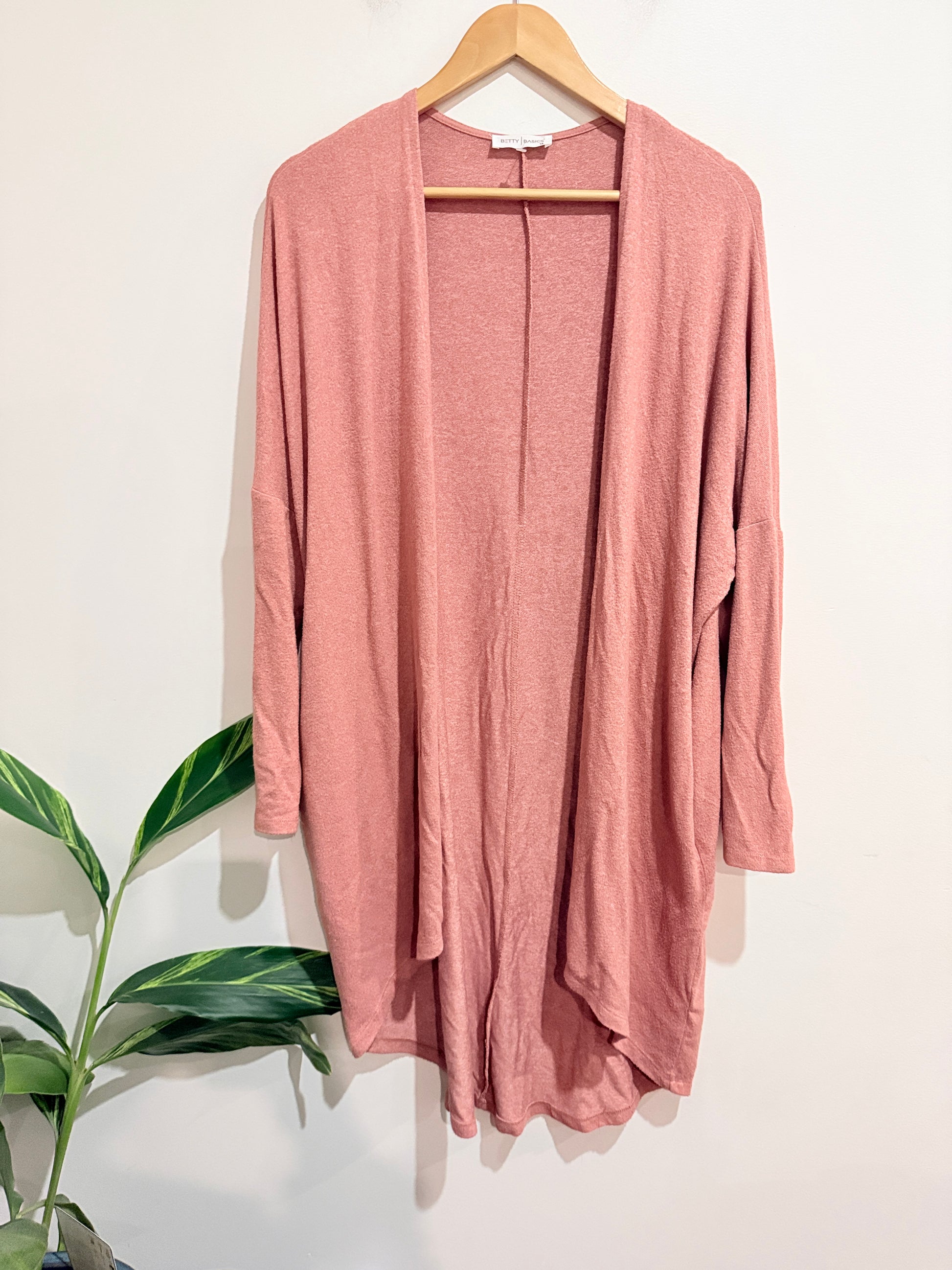 Betty Basics Open-front Cardigan Sweater Size 14