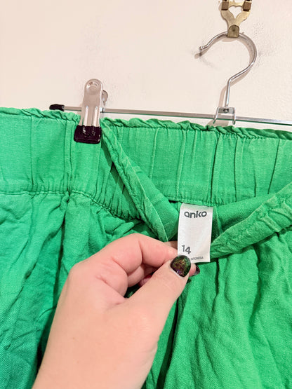 Anko Crinkle Gauze Shorts Size 14