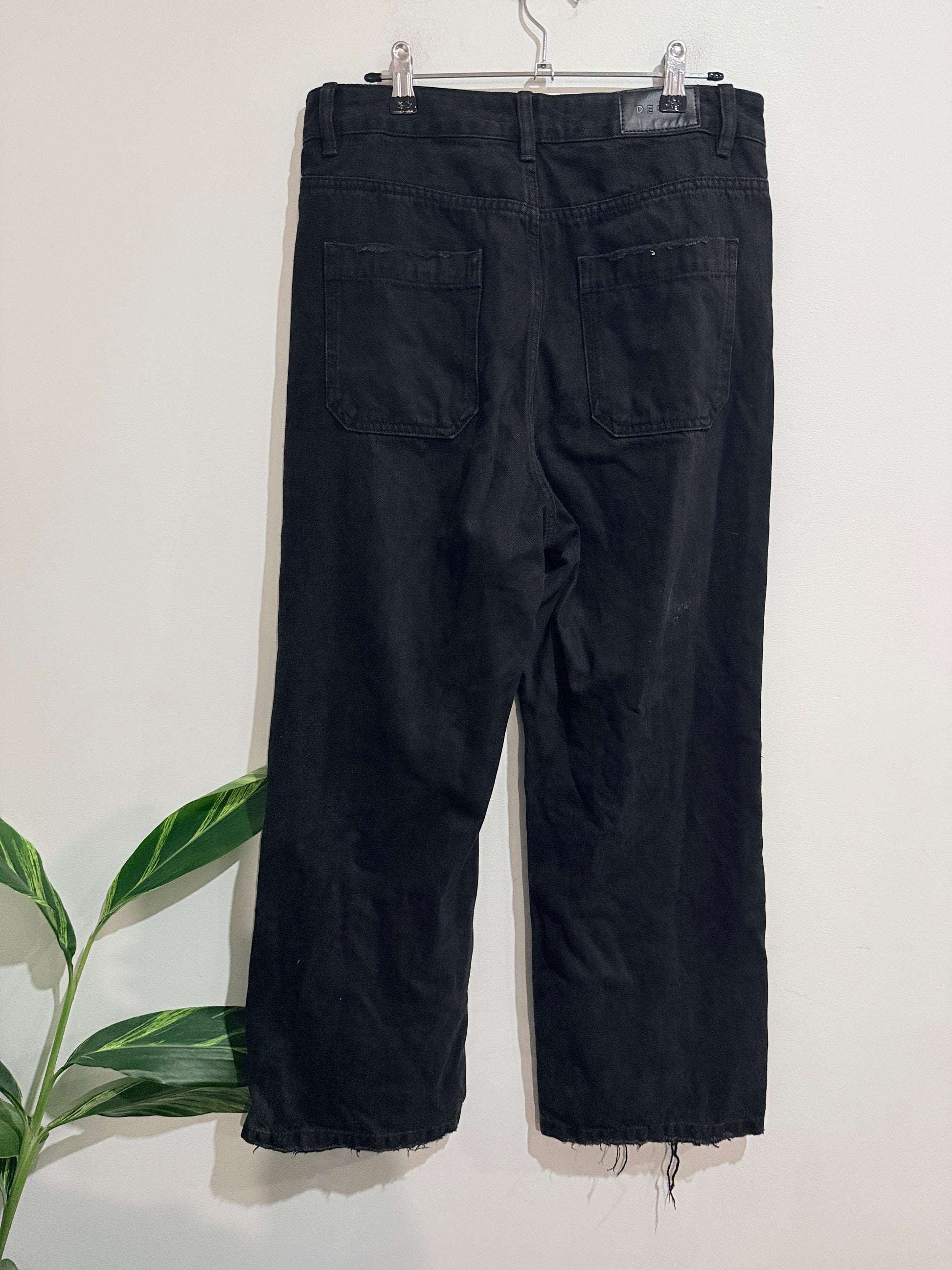 Glassons Distressed Wide-leg Jeans Size 12