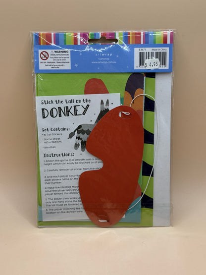 Artwrap Party Pin the Tail Donkey Game