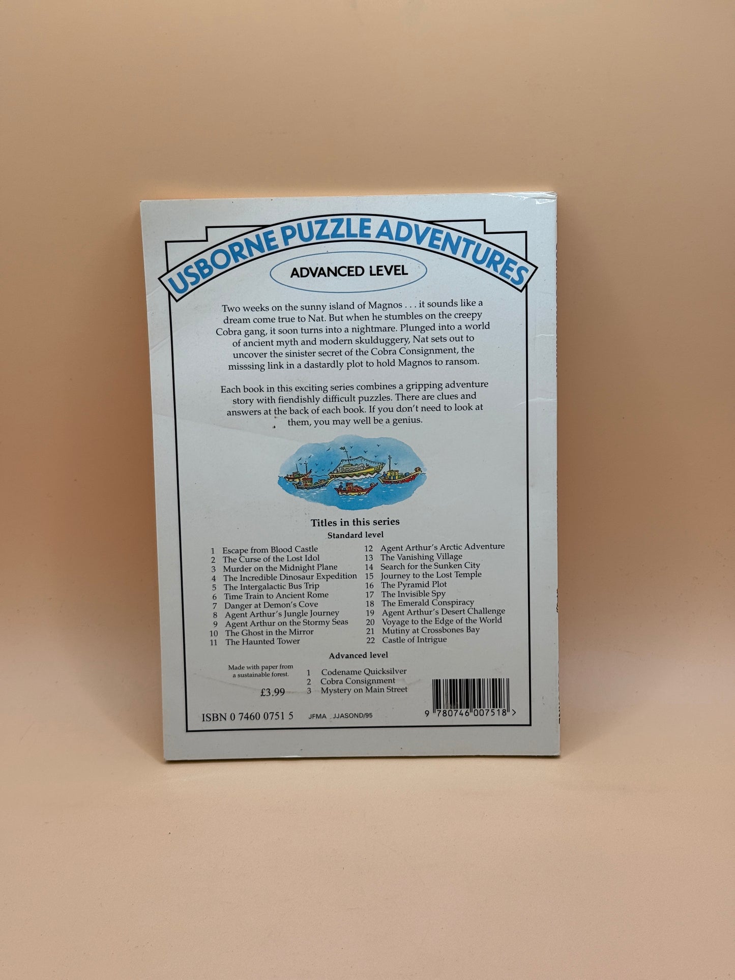 Usborne Puzzle Adventures: Cobra Consignment by Sarah Dixon