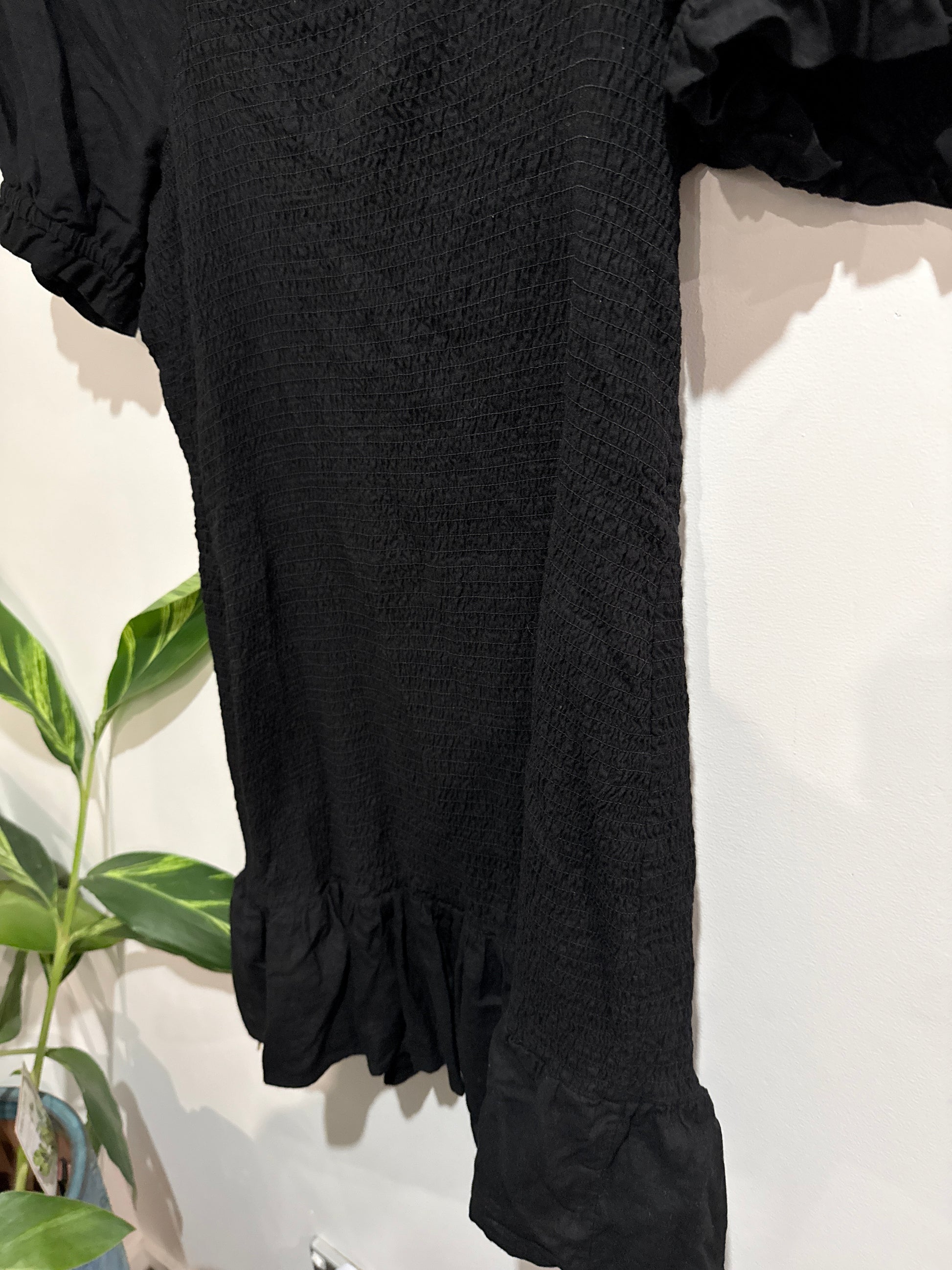 Anko Smocked Puff Sleeve Mini Dress Size 12