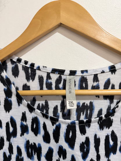 Anthem Animal Print Top Size 2XL