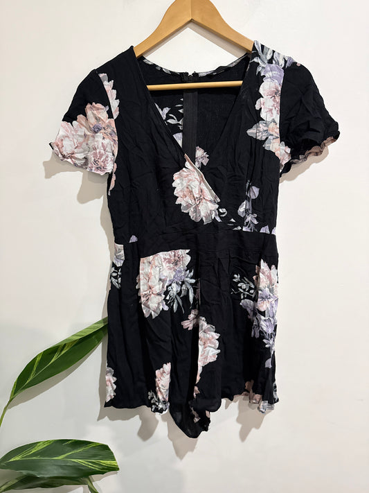 Jay Jays Floral Print Romper Size 10