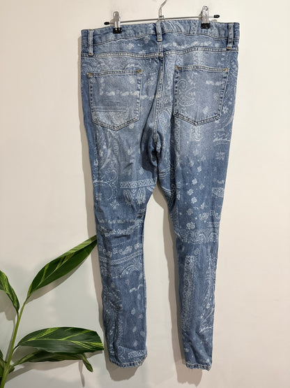Topman Distressed Denim Jeans Size W34 | L32