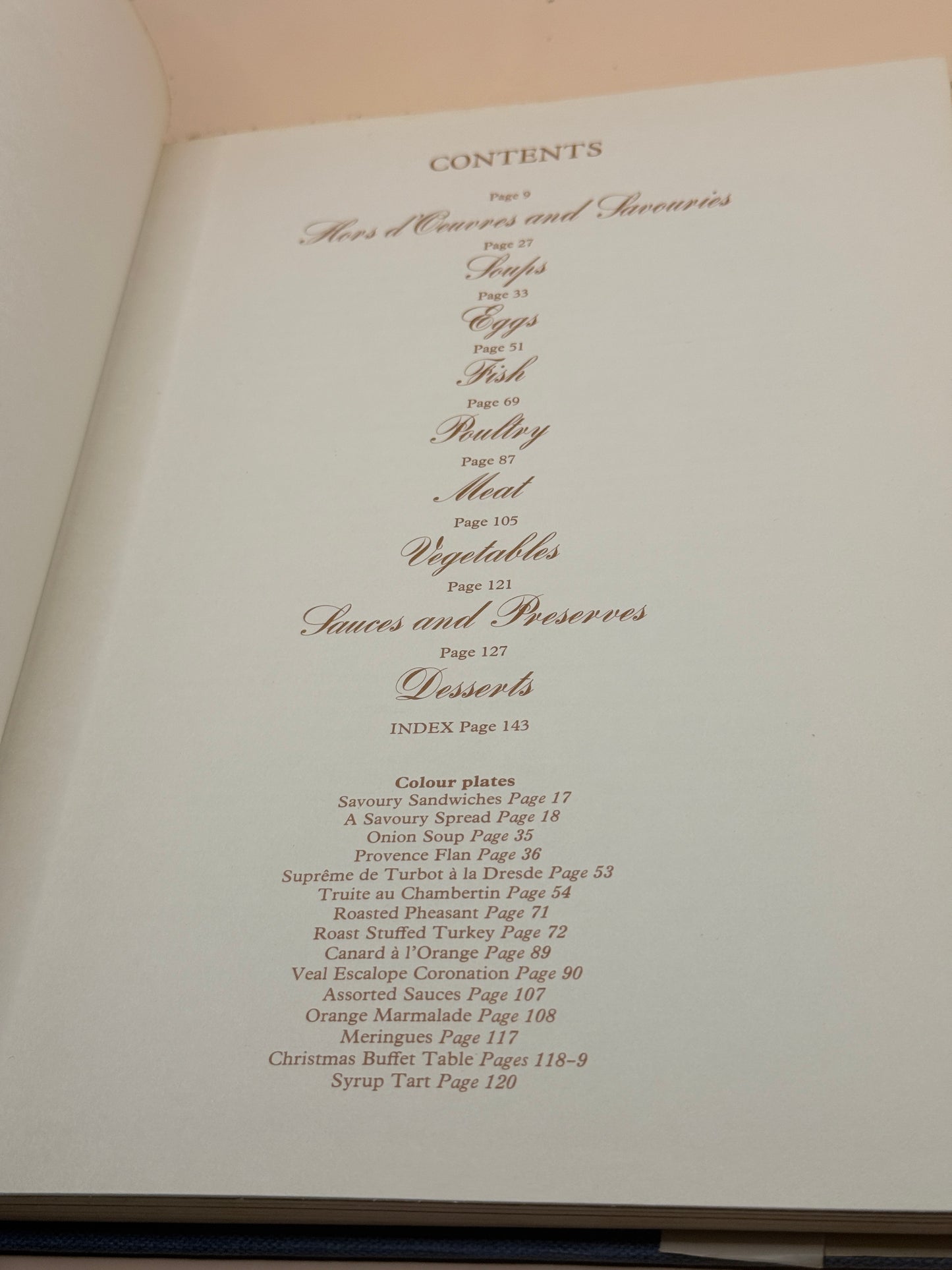 The Royal Blue & Gold Cook Book by The Marchioness of Cambridge