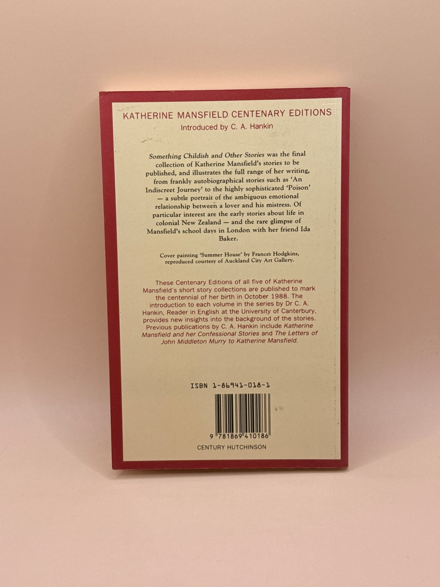 Something Childish and Other Stories by Katherine Mansfield