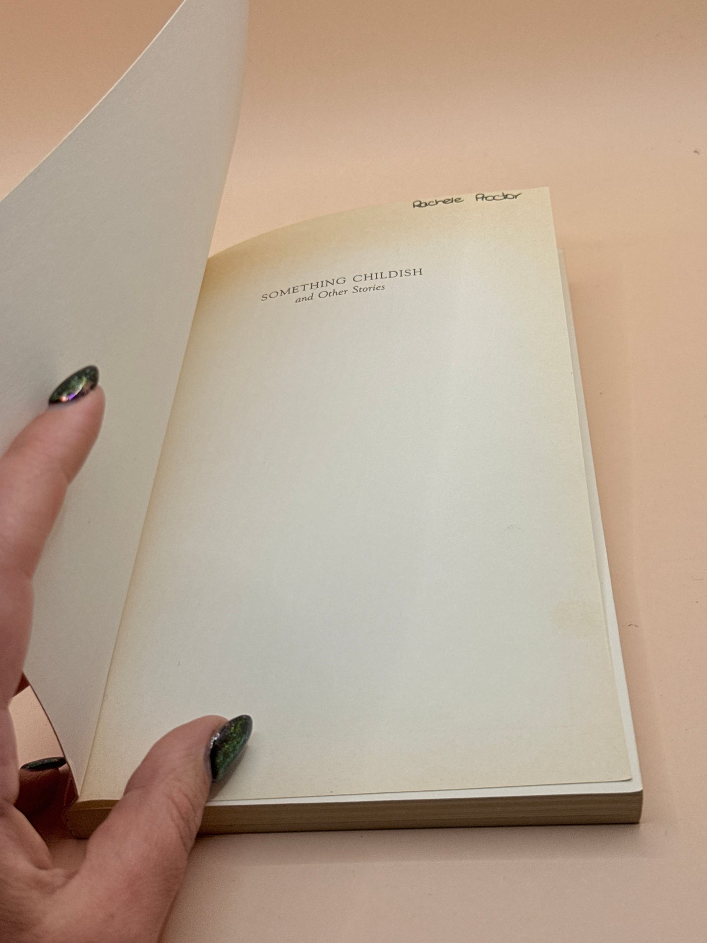 Something Childish and Other Stories by Katherine Mansfield