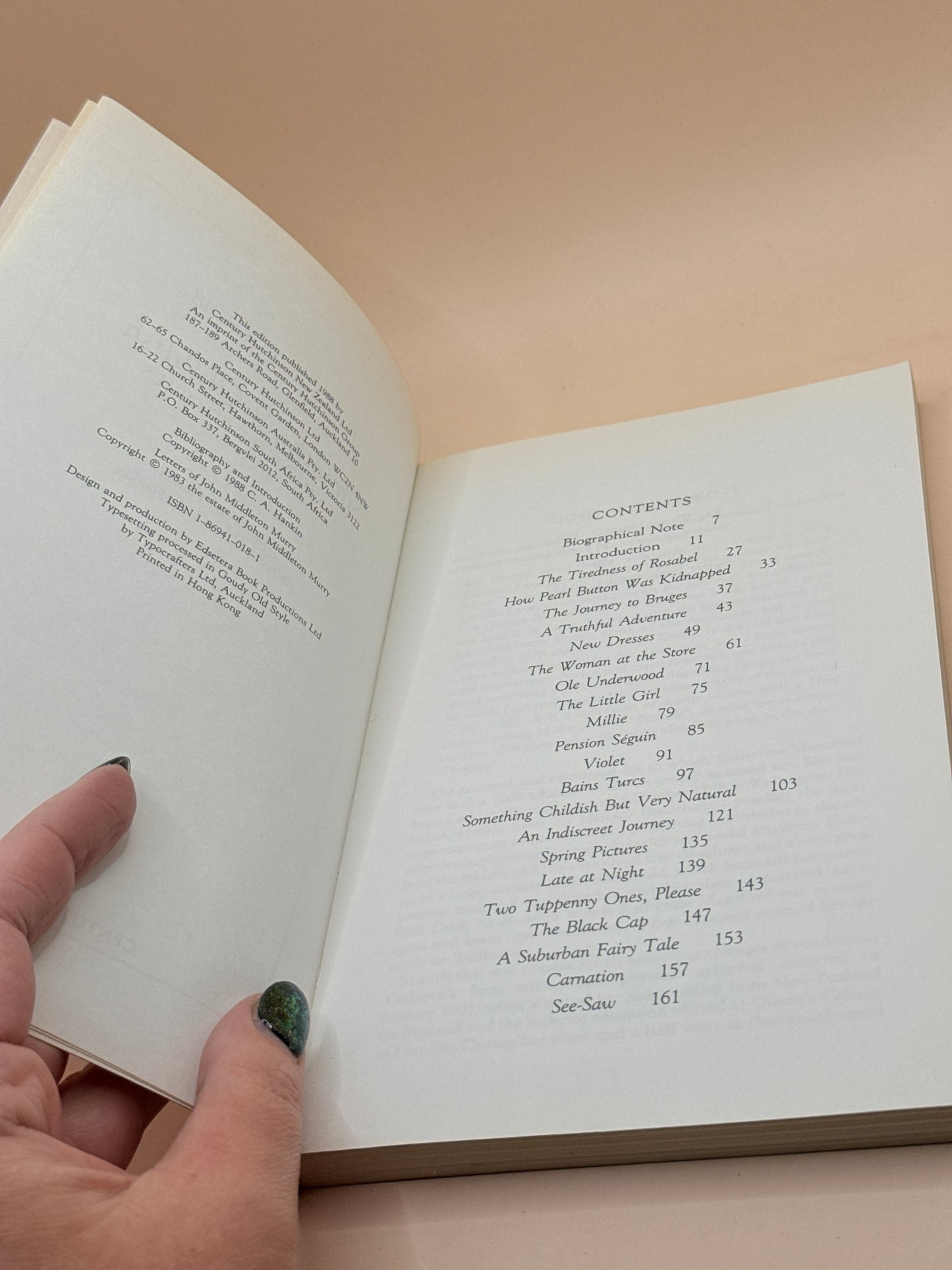 Something Childish and Other Stories by Katherine Mansfield