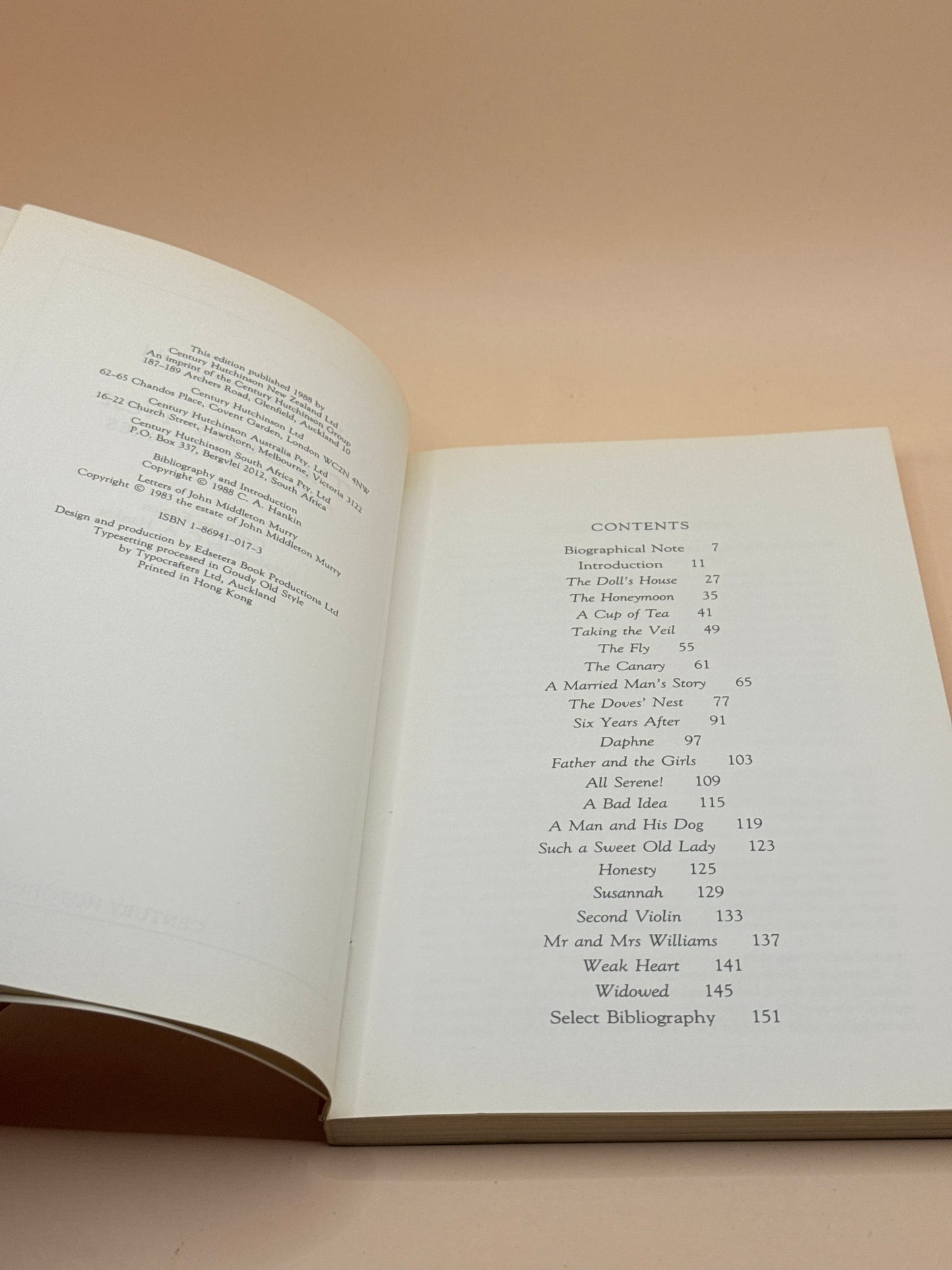 The Doves' Nest and Other Stories by Katherine Mansfield