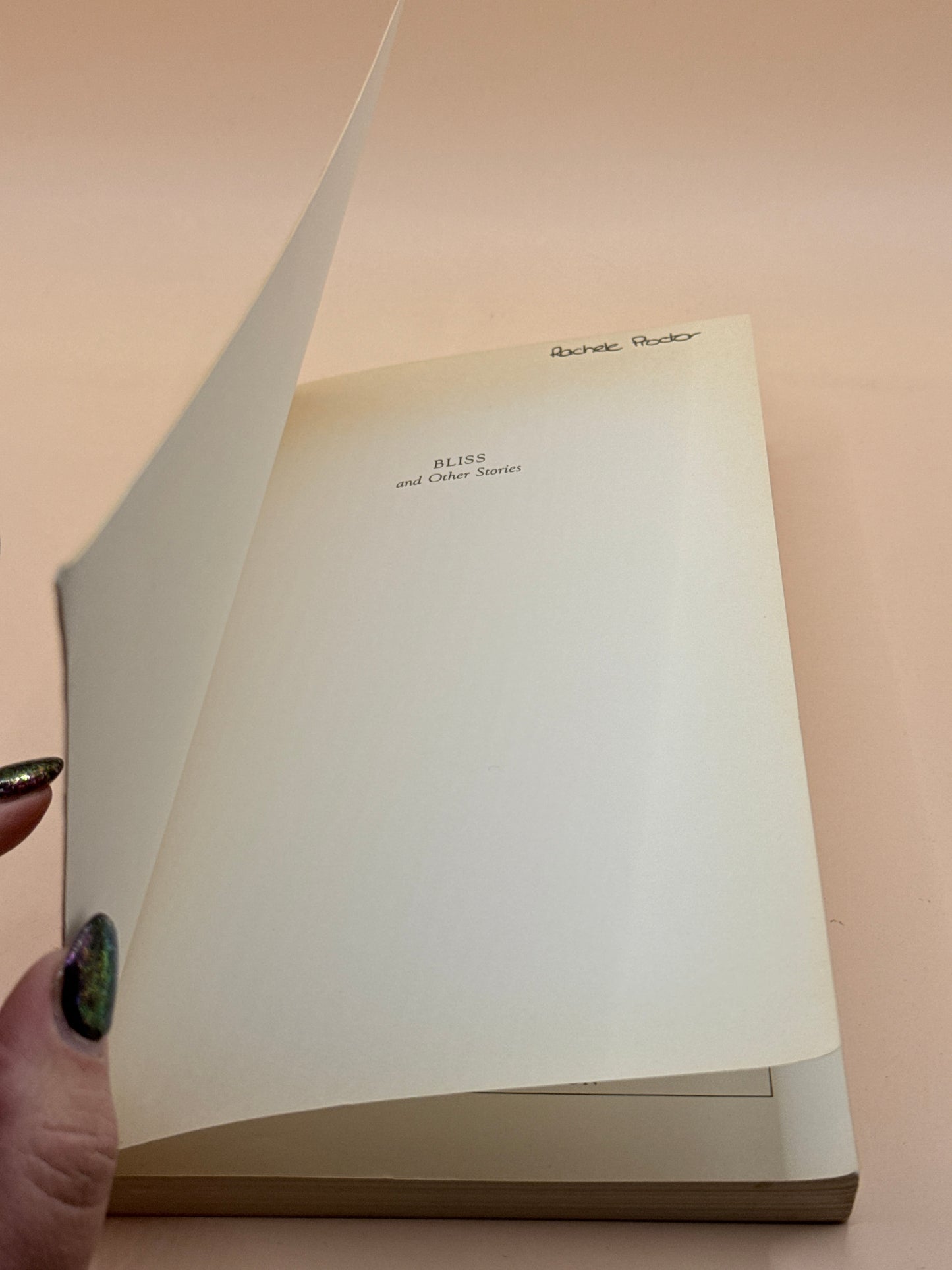 Bliss and Other Stories by Katherine Mansfield
