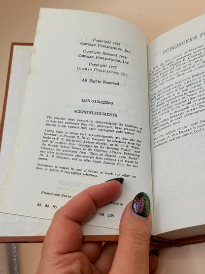 Streams in the Desert Volume One by Mrs. Charles E. Cowman 1965