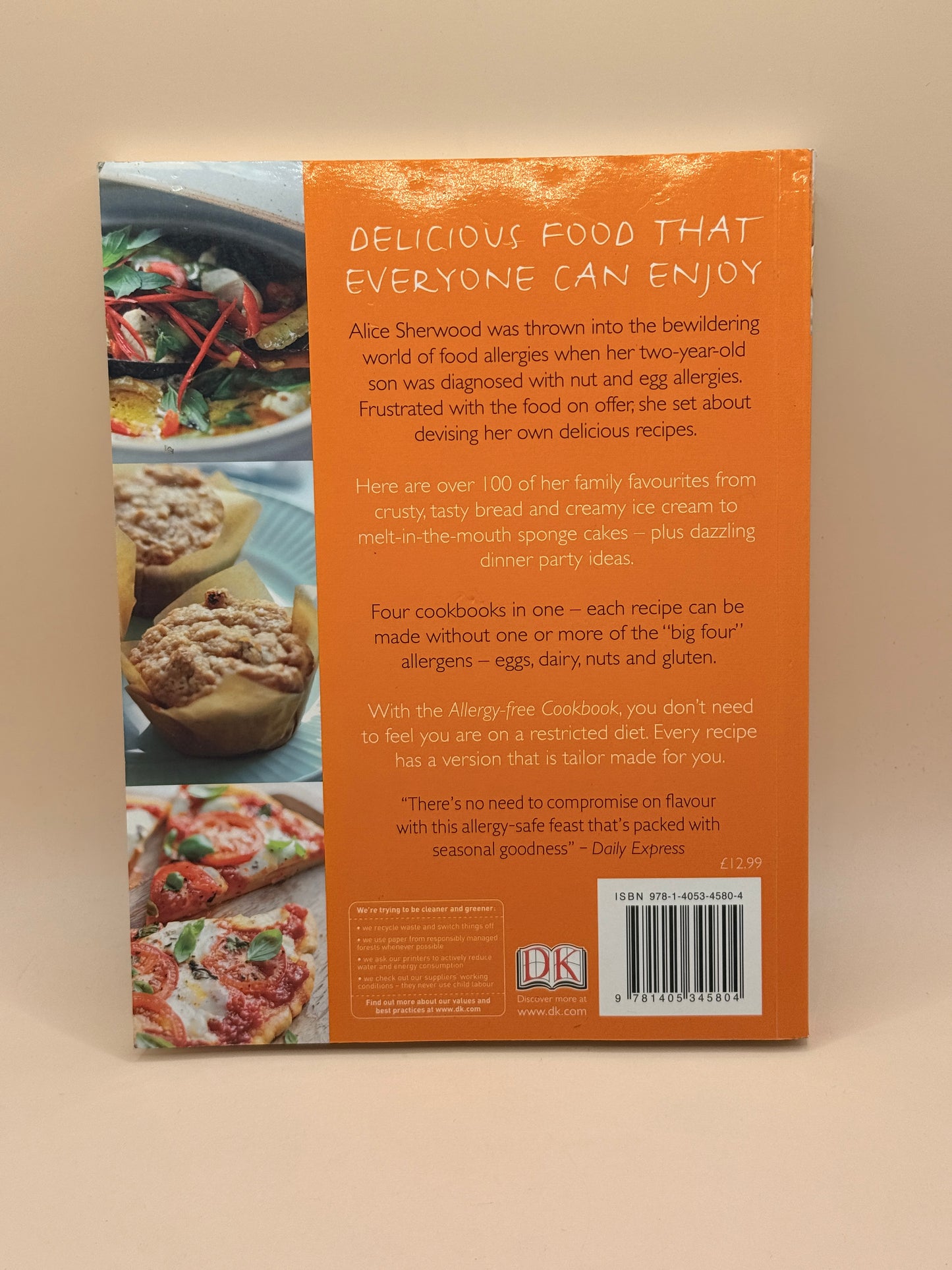 Allergy-free Cookbook by Alice Sherwood