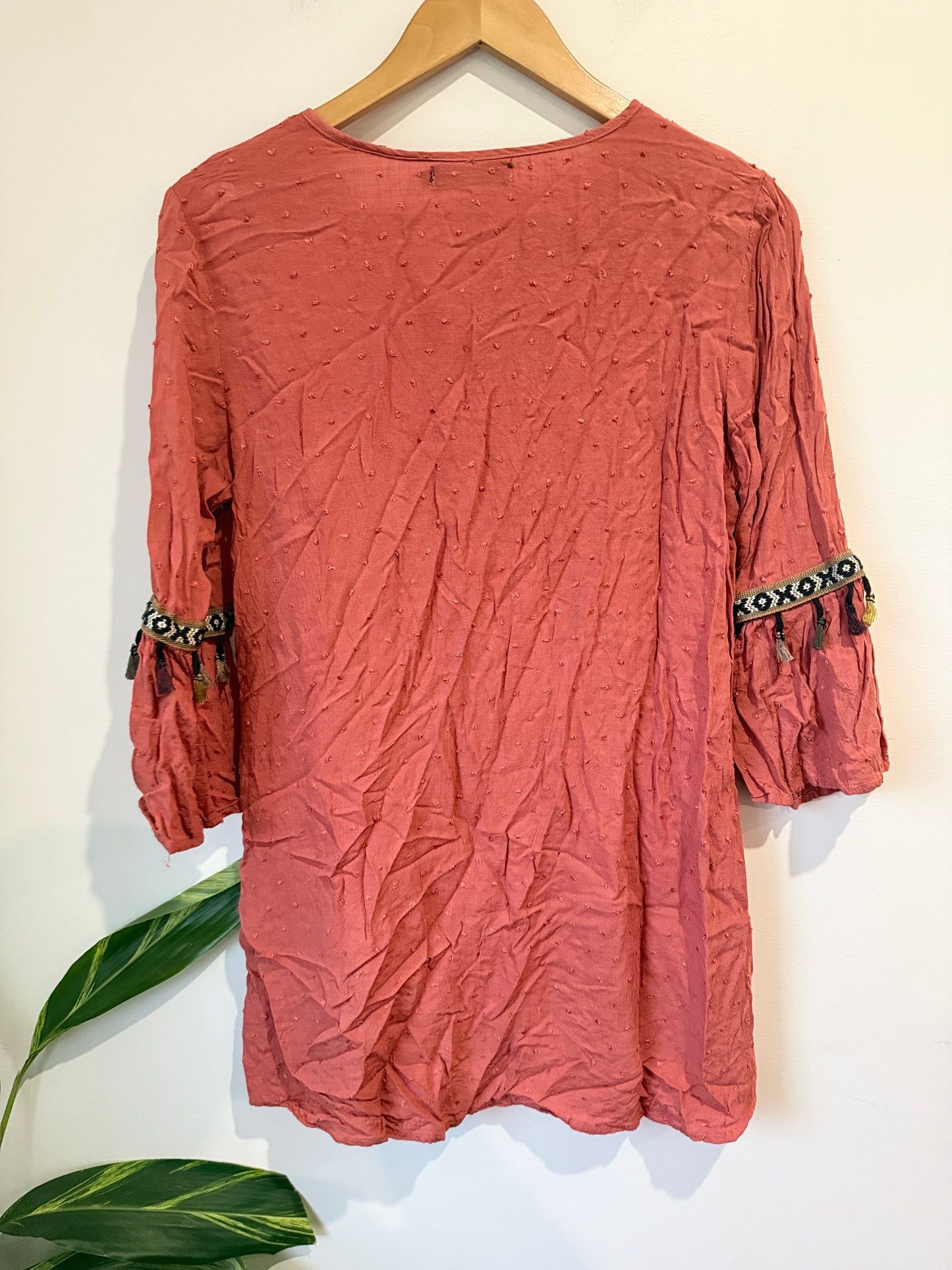 Wonderful Dress Embroidered Tunic Size M
