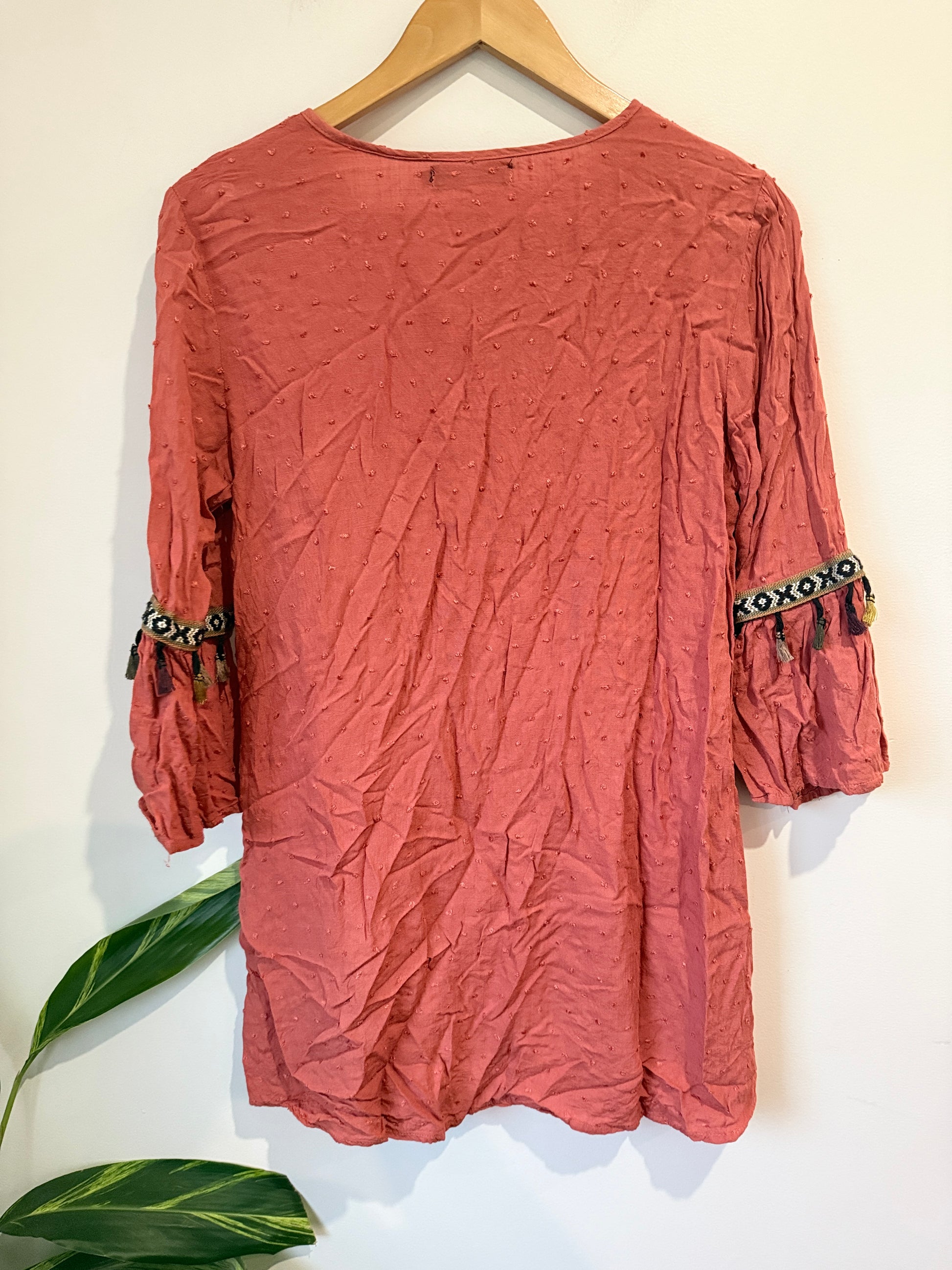 Wonderful Dress Embroidered Tunic Size M