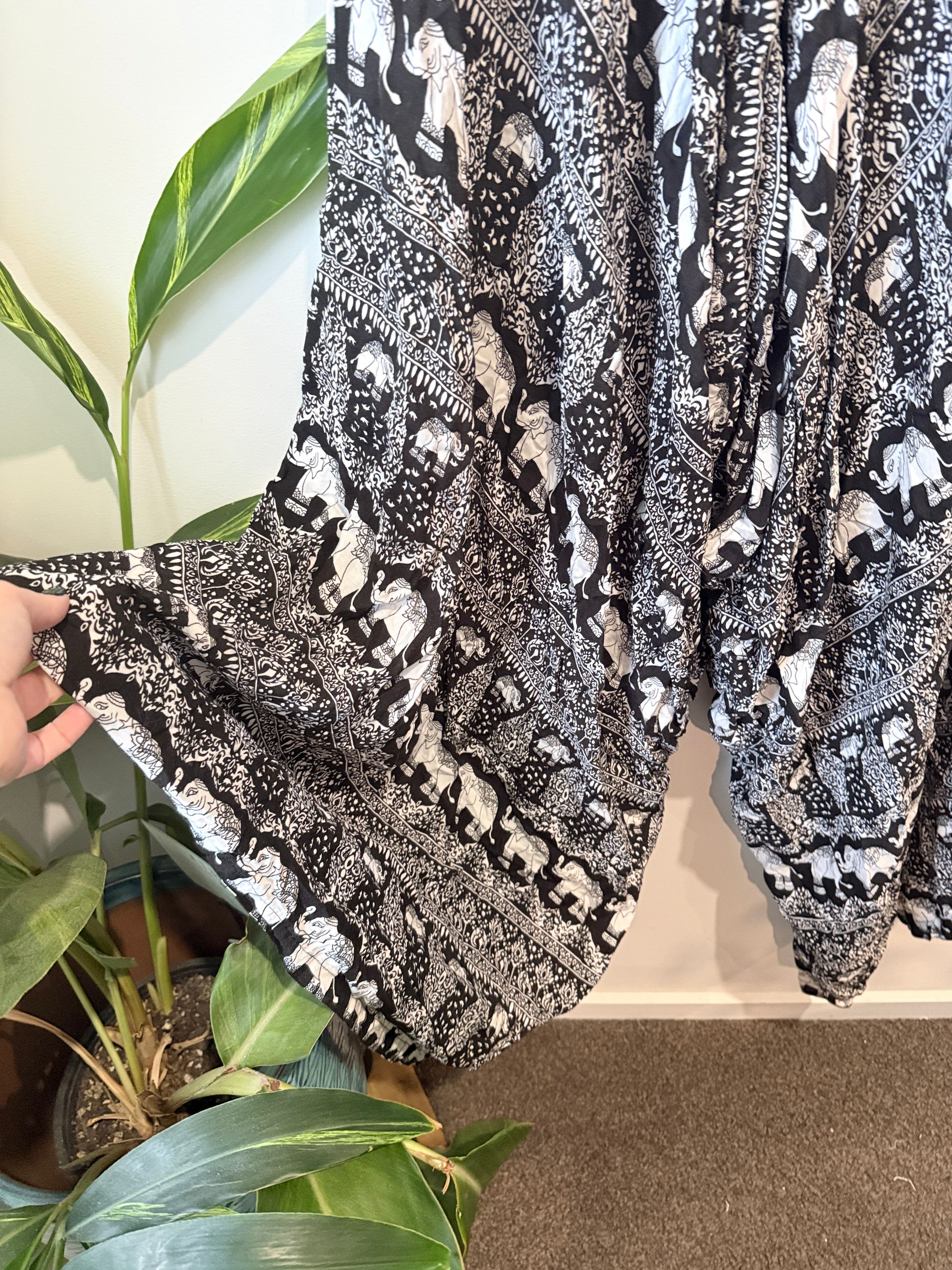 Dewi Indah Collection Bohemian Harem Jumpsuit Size U/Arm to U/Arm 56cm
