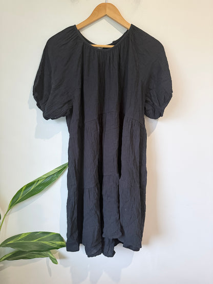 Spirit Puff Sleeves Mini Dress Size 14