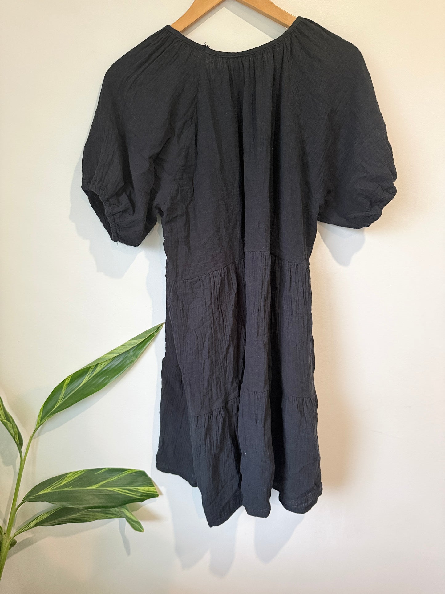 Spirit Puff Sleeves Mini Dress Size 14