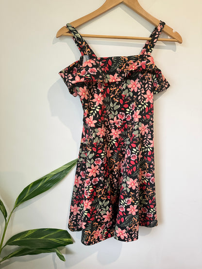Floral Print A-line Dress Size 12