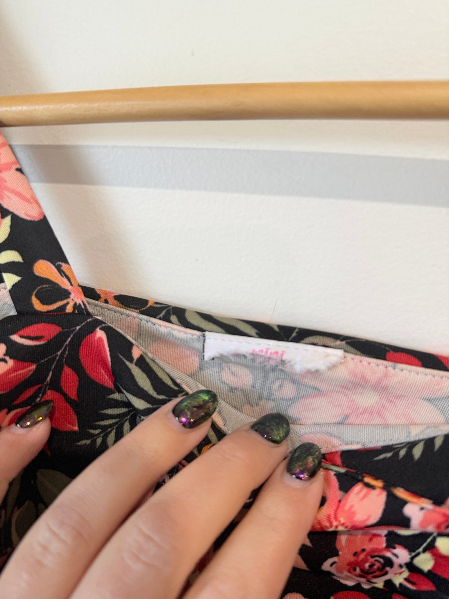 Floral Print A-line Dress Size 12