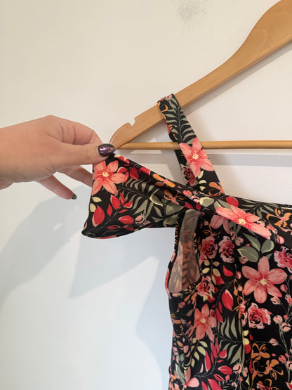 Floral Print A-line Dress Size 12