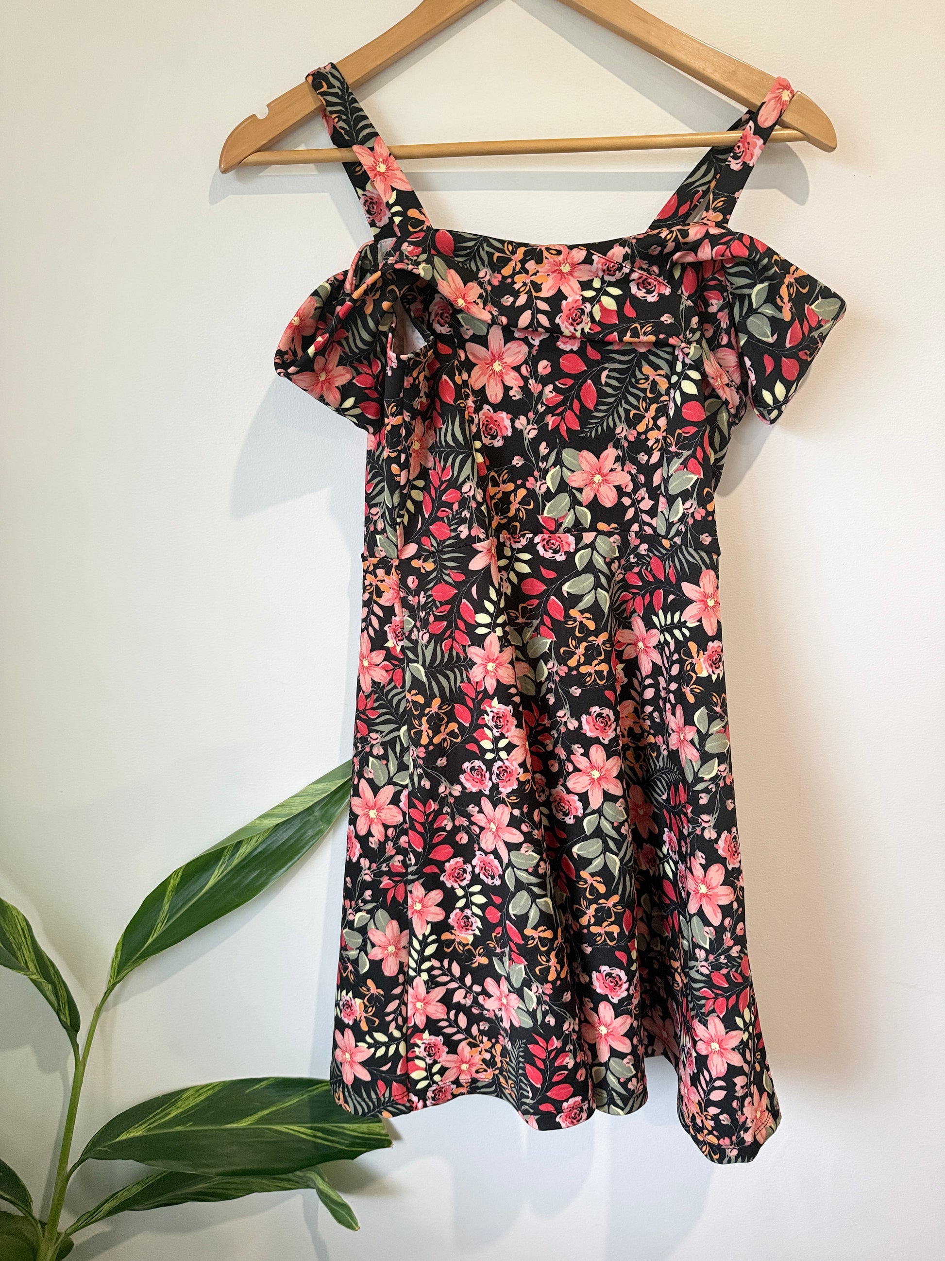 Floral Print A-line Dress Size 12