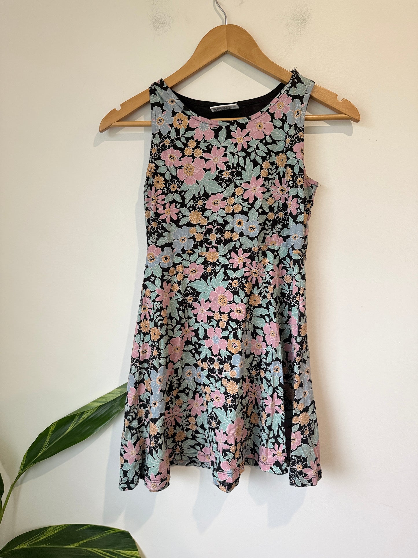 Miss Mango Floral Print Sleeveless Dress Size 12