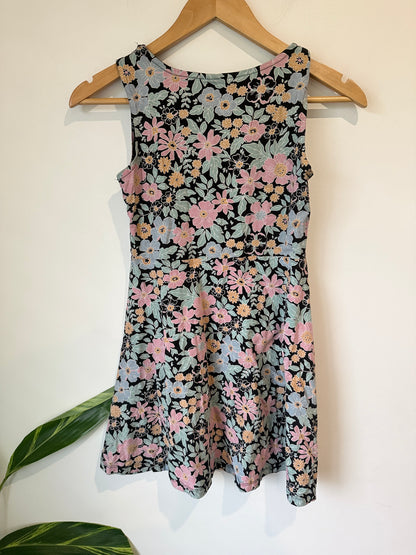 Miss Mango Floral Print Sleeveless Dress Size 12