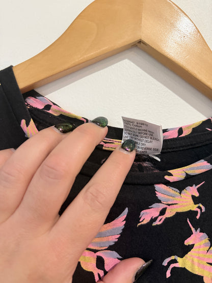 Miss Mango Unicorn-print Sleeveless Dress Size 12