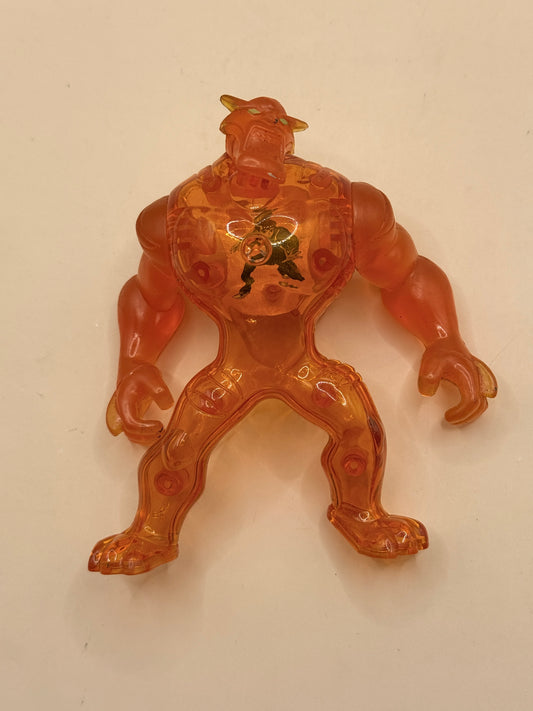 Bandai 2006 Ben 10 Heatblast Clear Orange Action Figure by Cartoon Network