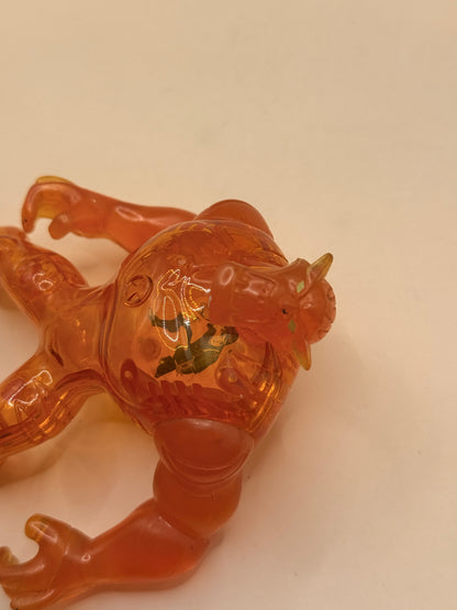 Bandai 2006 Ben 10 Heatblast Clear Orange Action Figure by Cartoon Network