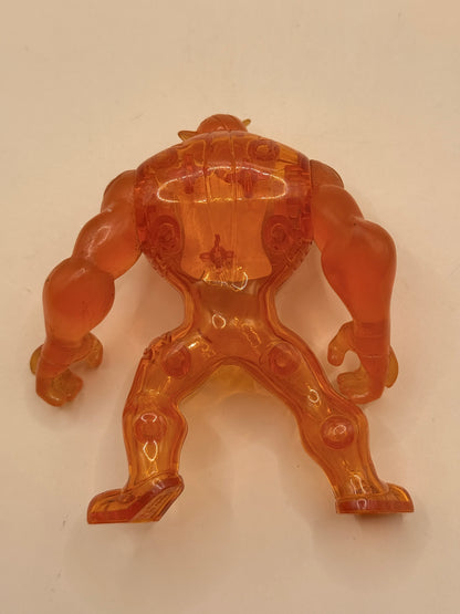 Bandai 2006 Ben 10 Heatblast Clear Orange Action Figure by Cartoon Network