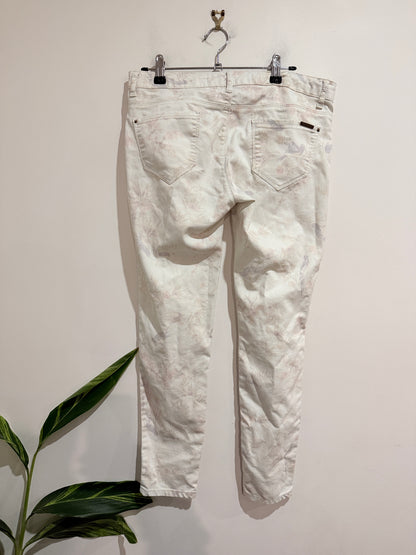 Trafaluc Subtle Pattern Skinny Jeans Size 40