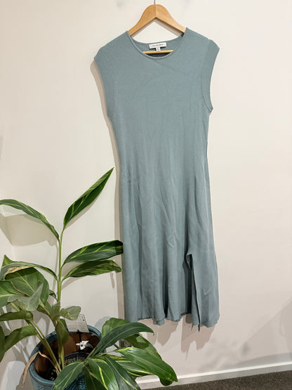 Forever New Sleeveless Ribbed Knit Maxi Dress Size 16