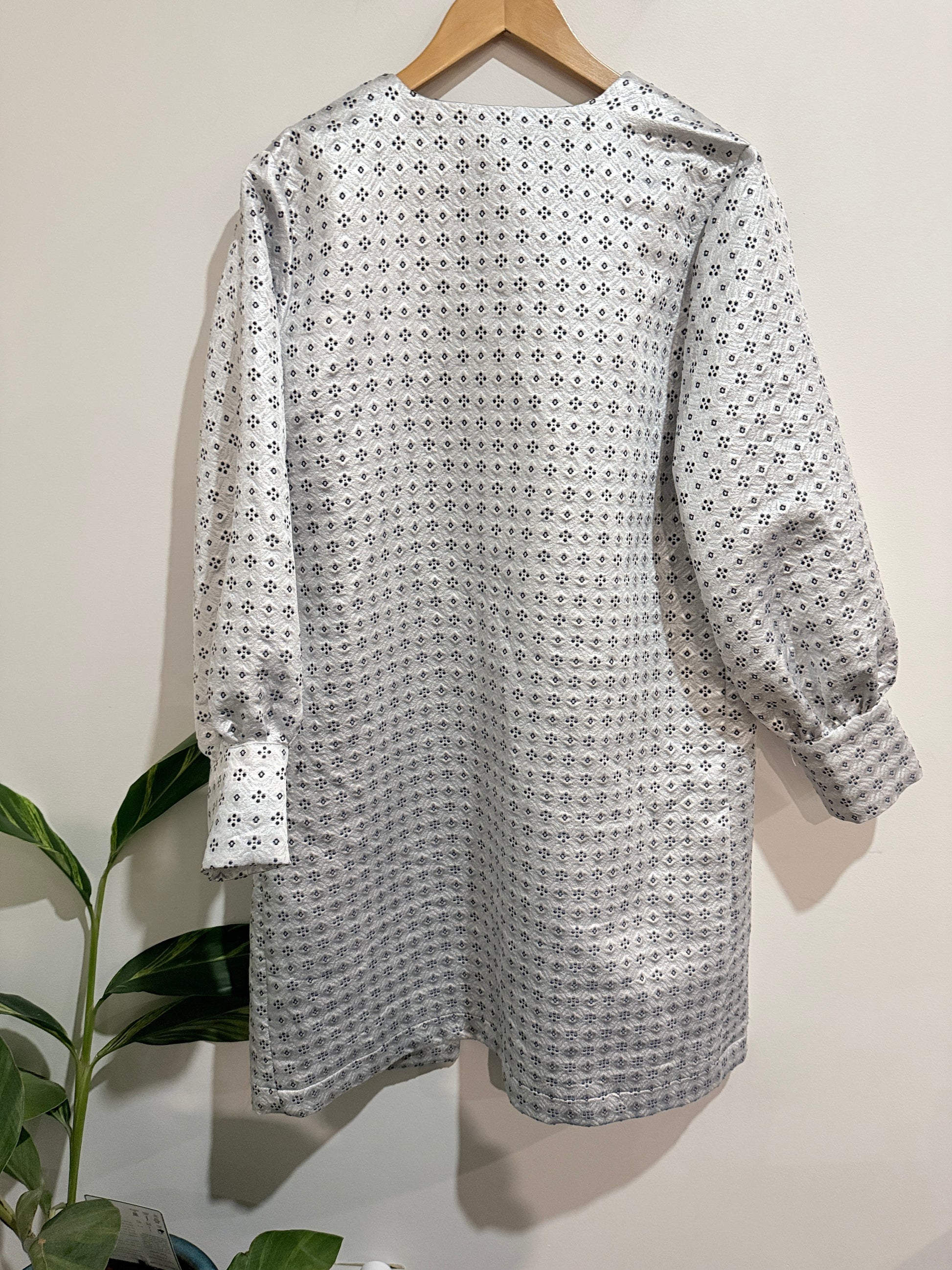 Paula Ryan Textured Open-front Coat Size M