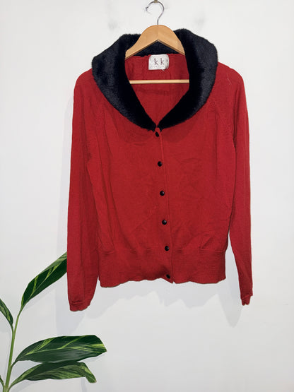 K & K Button-up Cardigan Size L
