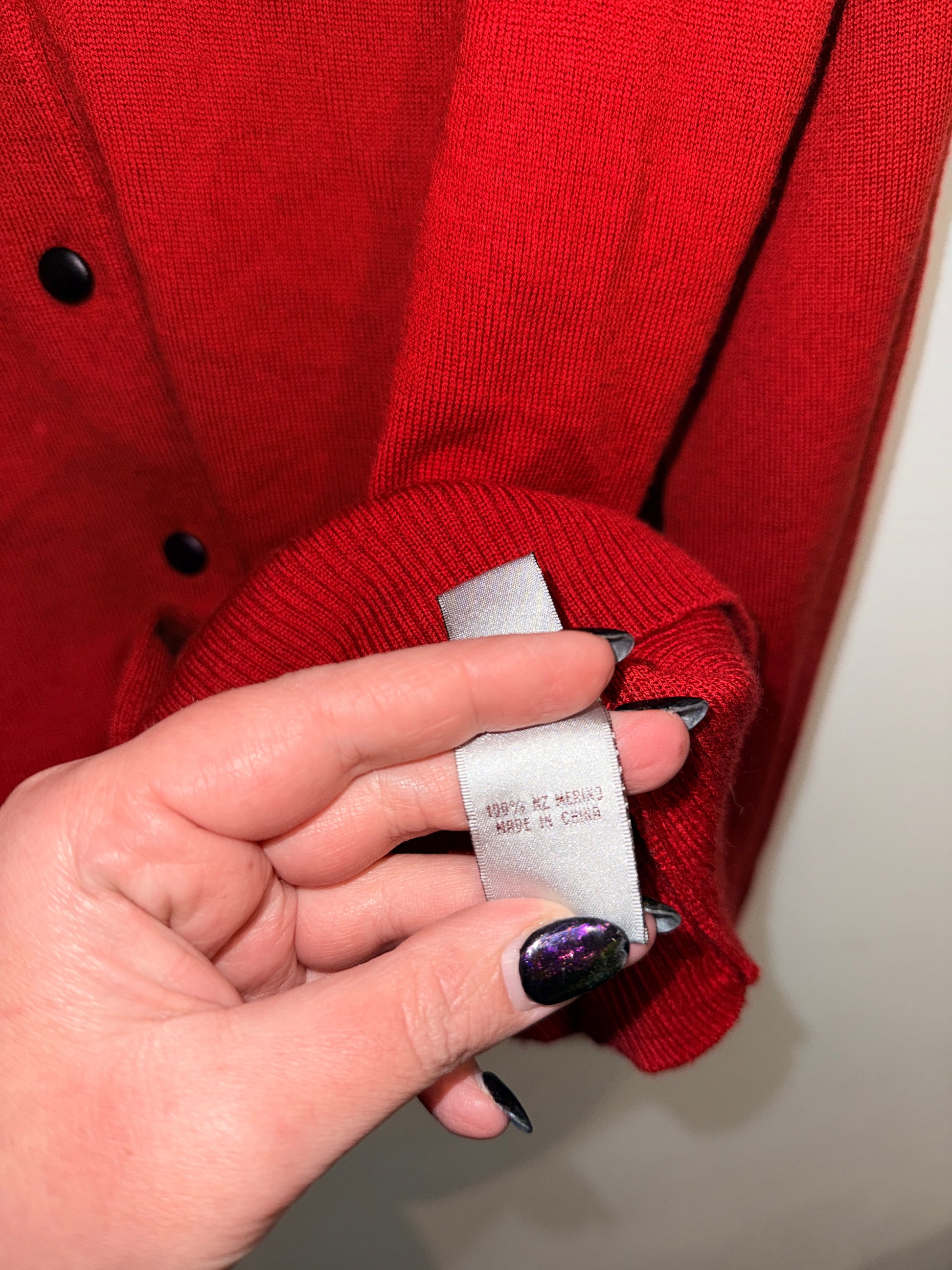 K & K Button-up Cardigan Size L