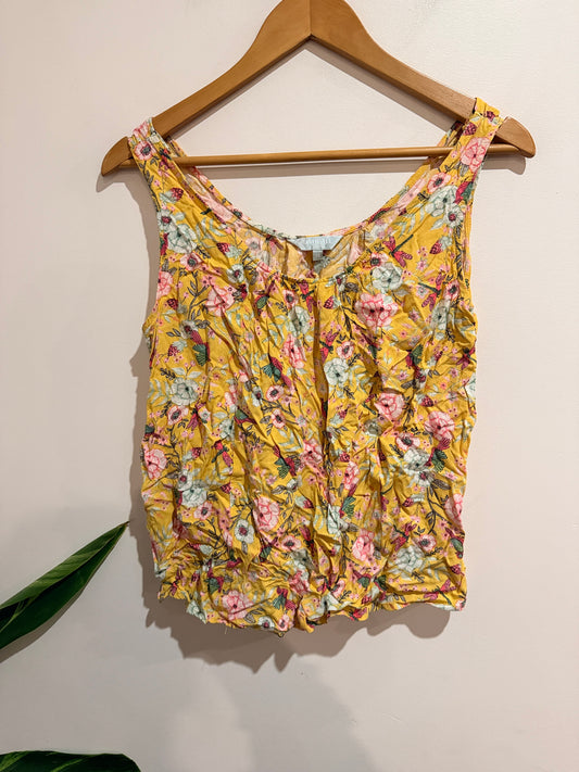 Whistle Floral Tank Top Size 10