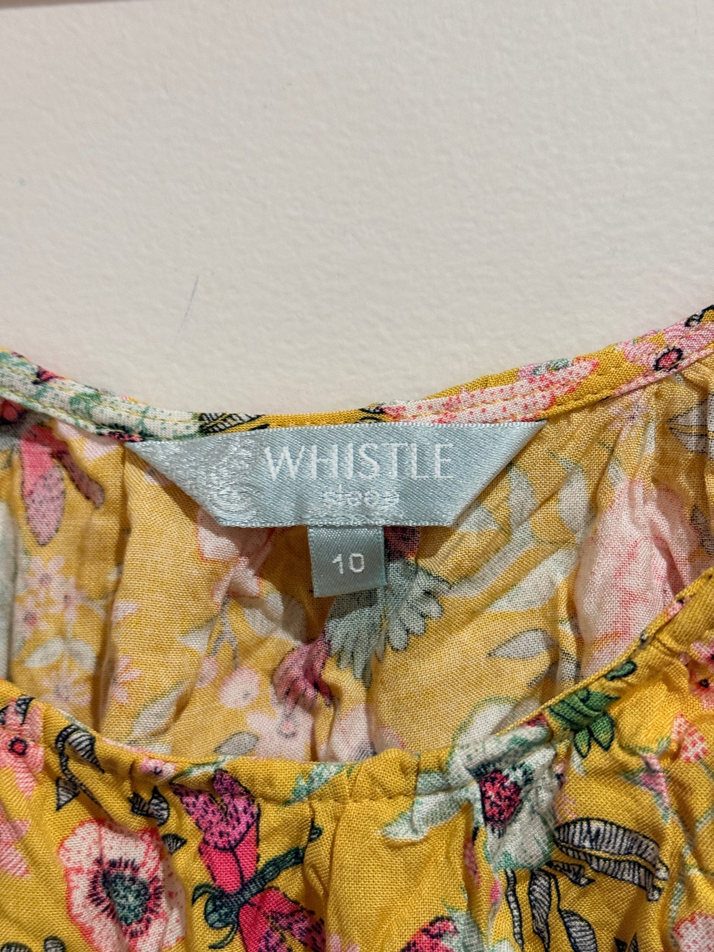 Whistle Floral Tank Top Size 10
