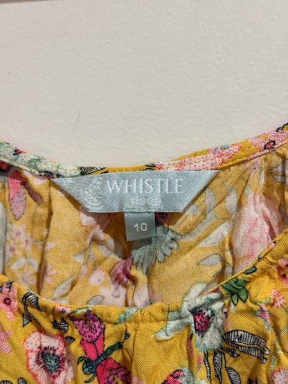 Whistle Floral Tank Top Size 10