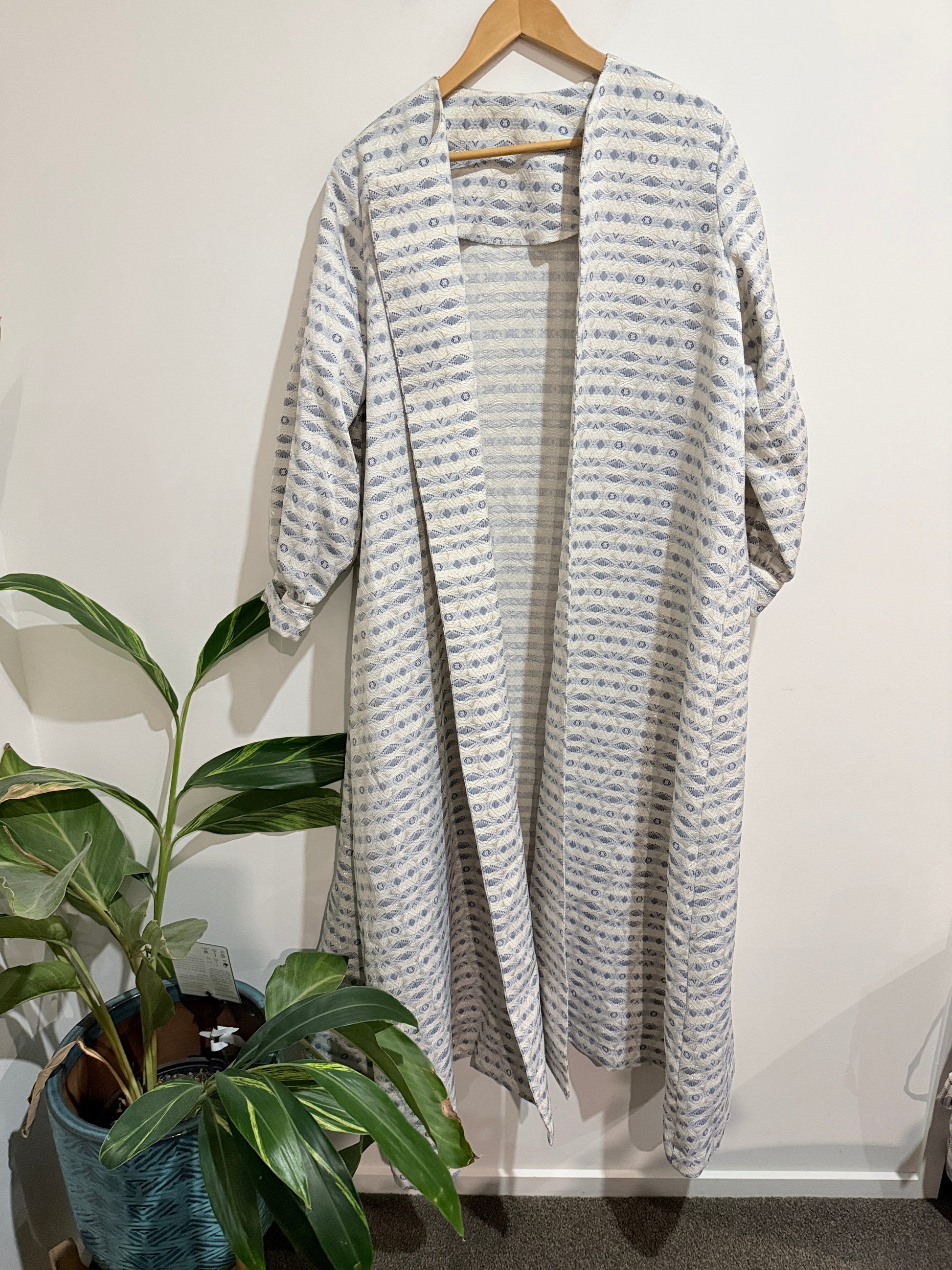 Brand Unknown Open-front Knit Cardigan Duster