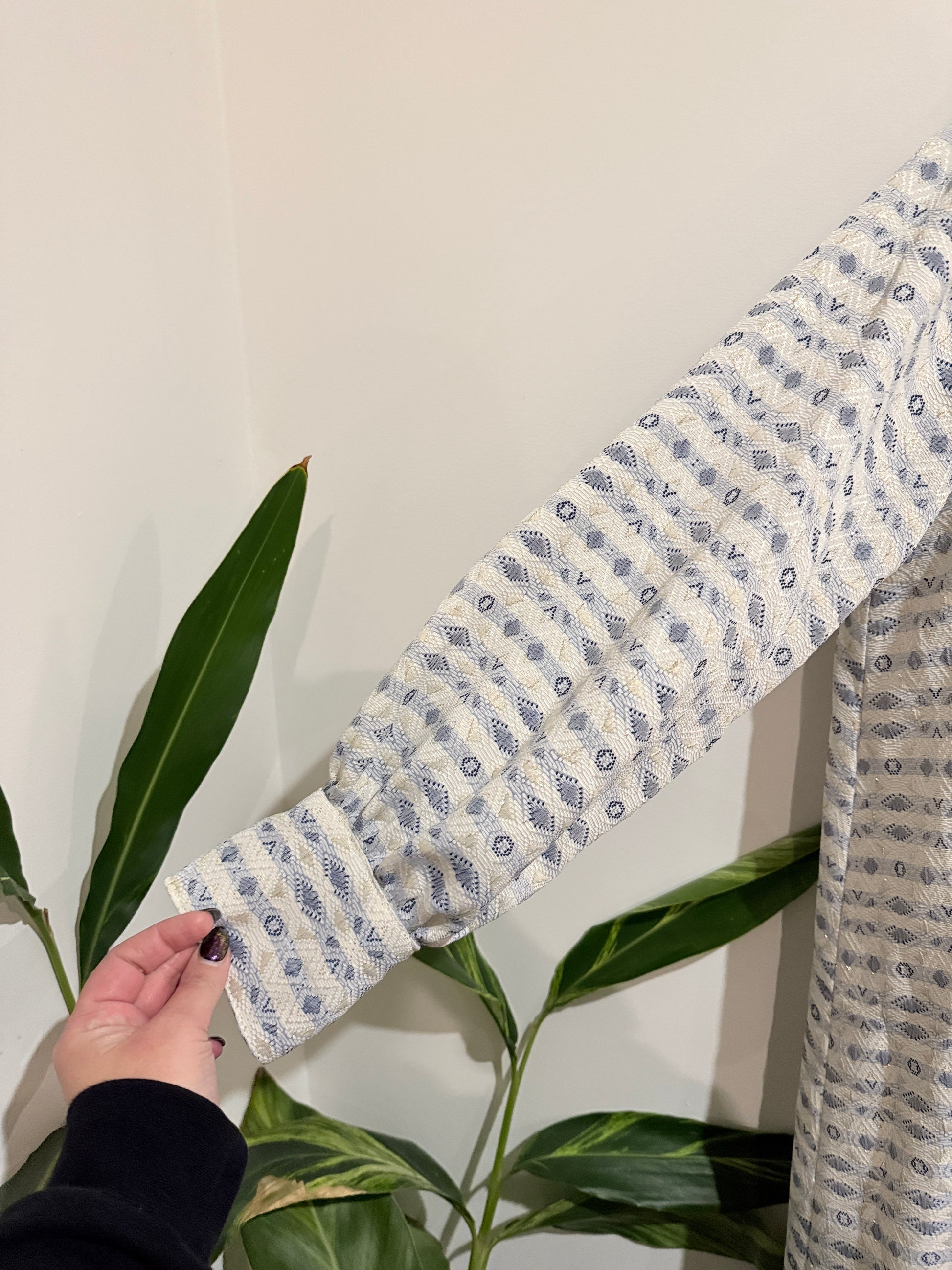 Brand Unknown Open-front Knit Cardigan Duster
