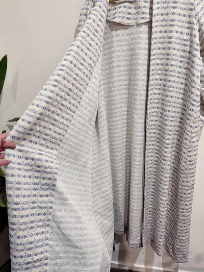 Brand Unknown Open-front Knit Cardigan Duster