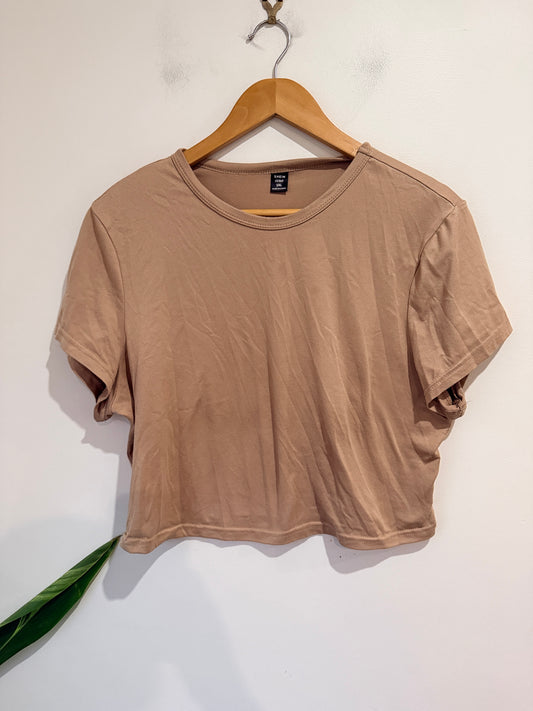 Shein Short Sleeve Cropped T-shirt Size 1XL