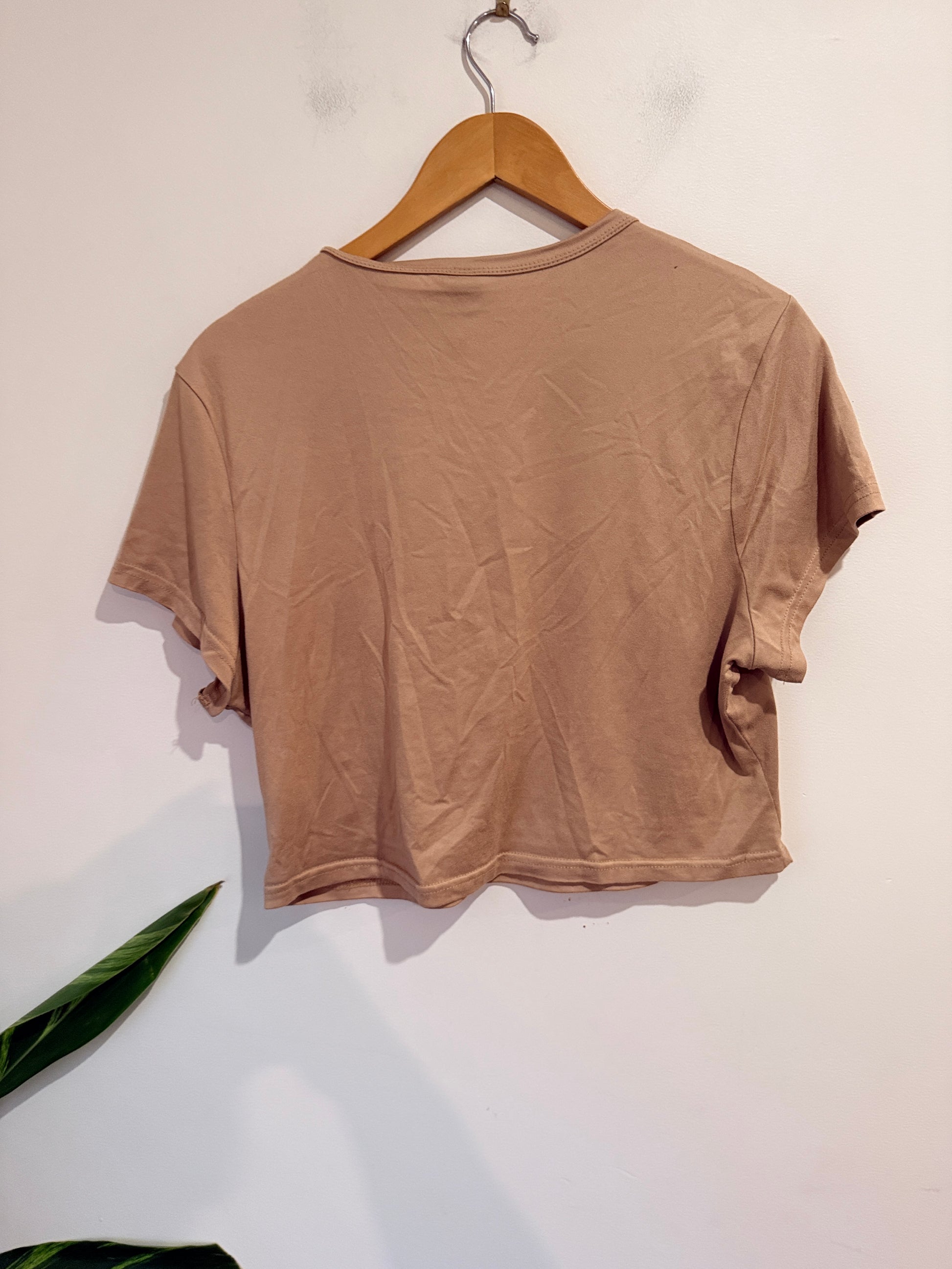 Shein Short Sleeve Cropped T-shirt Size 1XL