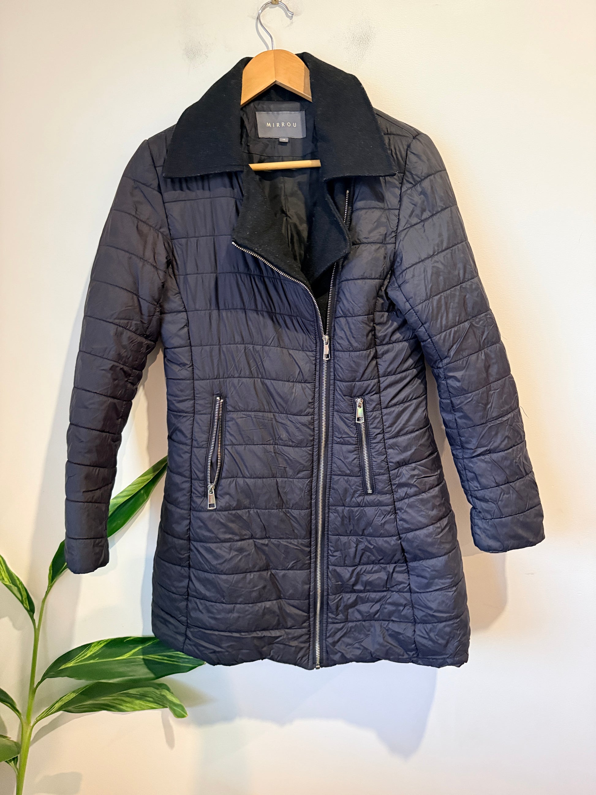 Brand Unknown Mid-length Quilted Jacket